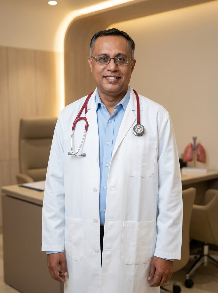 Dr. Soumitra Sinha Roy in modern consultation suite