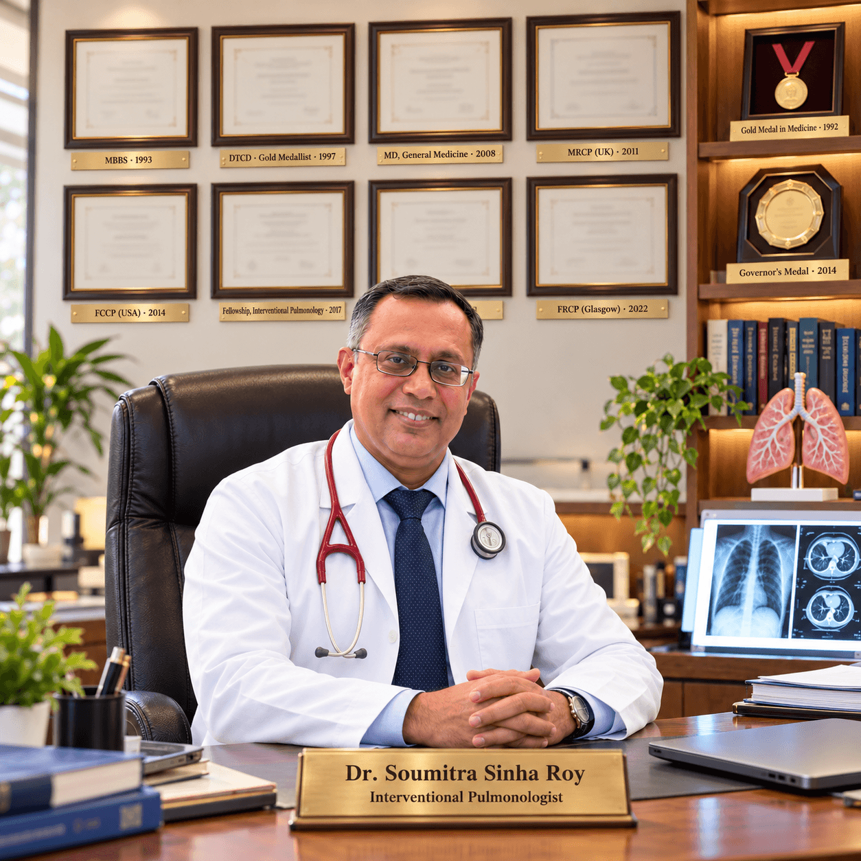 Dr. Soumitra Sinha Roy - Conferred Medical Qualifications and Recognition
